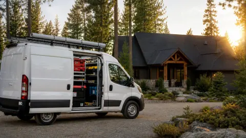 Preferred Plumbing Solutions service truck serving North Idaho