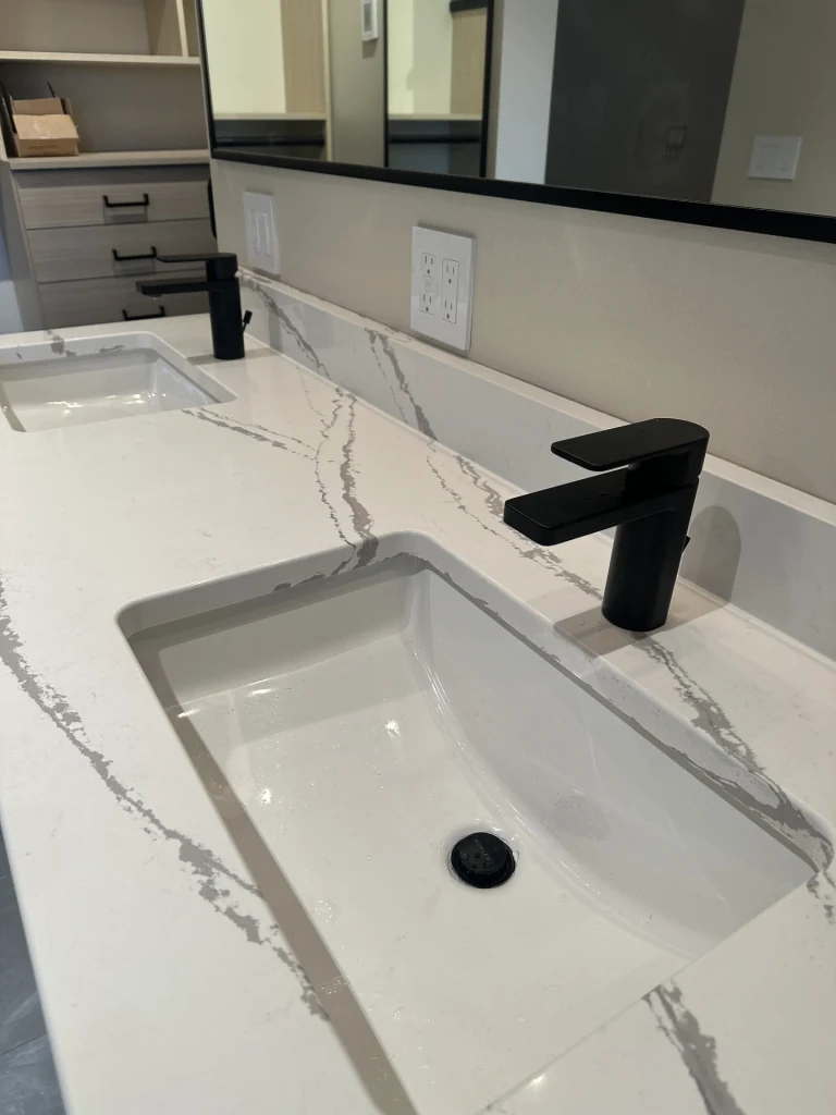 Modern Bathroom Vanity Trim, North Idaho